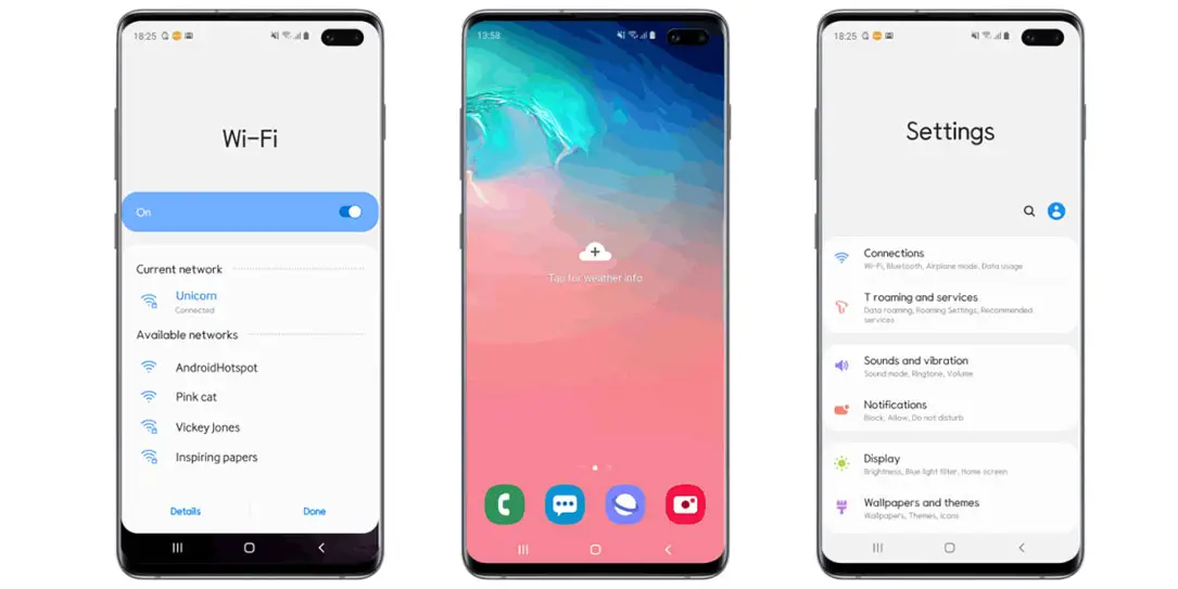 Galaxy S10 features Note10