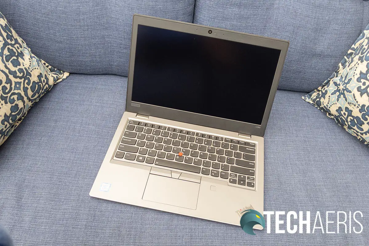 The Lenovo ThinkPad L390 laptop