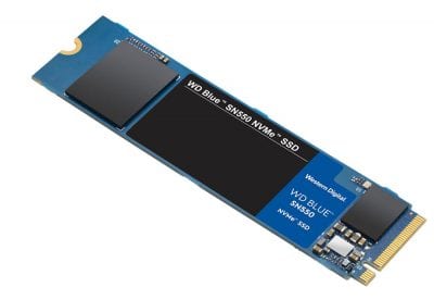 WD Blue SN550 NVMe SSD product shot