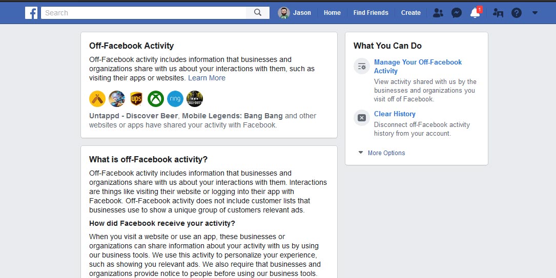 Third Parties Send Web And App Activity To Facebook Here S How To