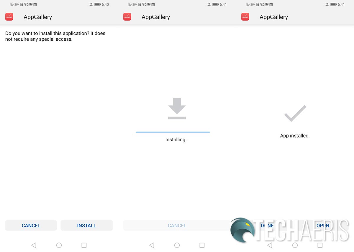 Huawei AppGallery screenshot