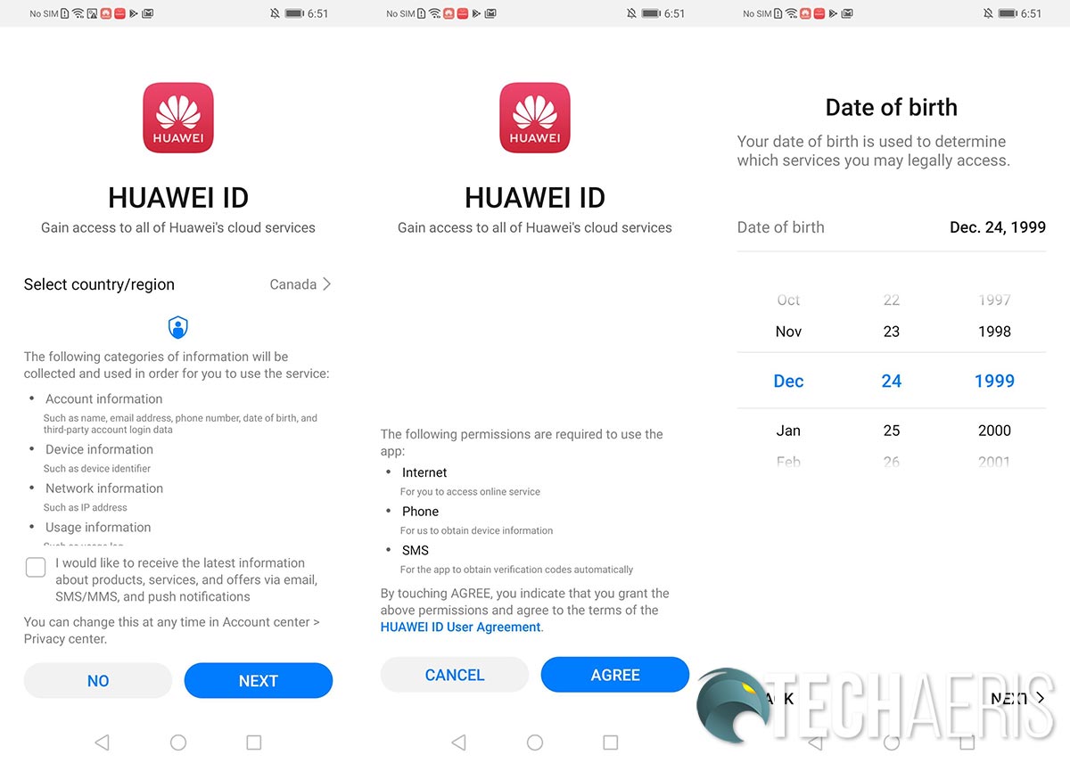 Huawei AppGallery screenshots