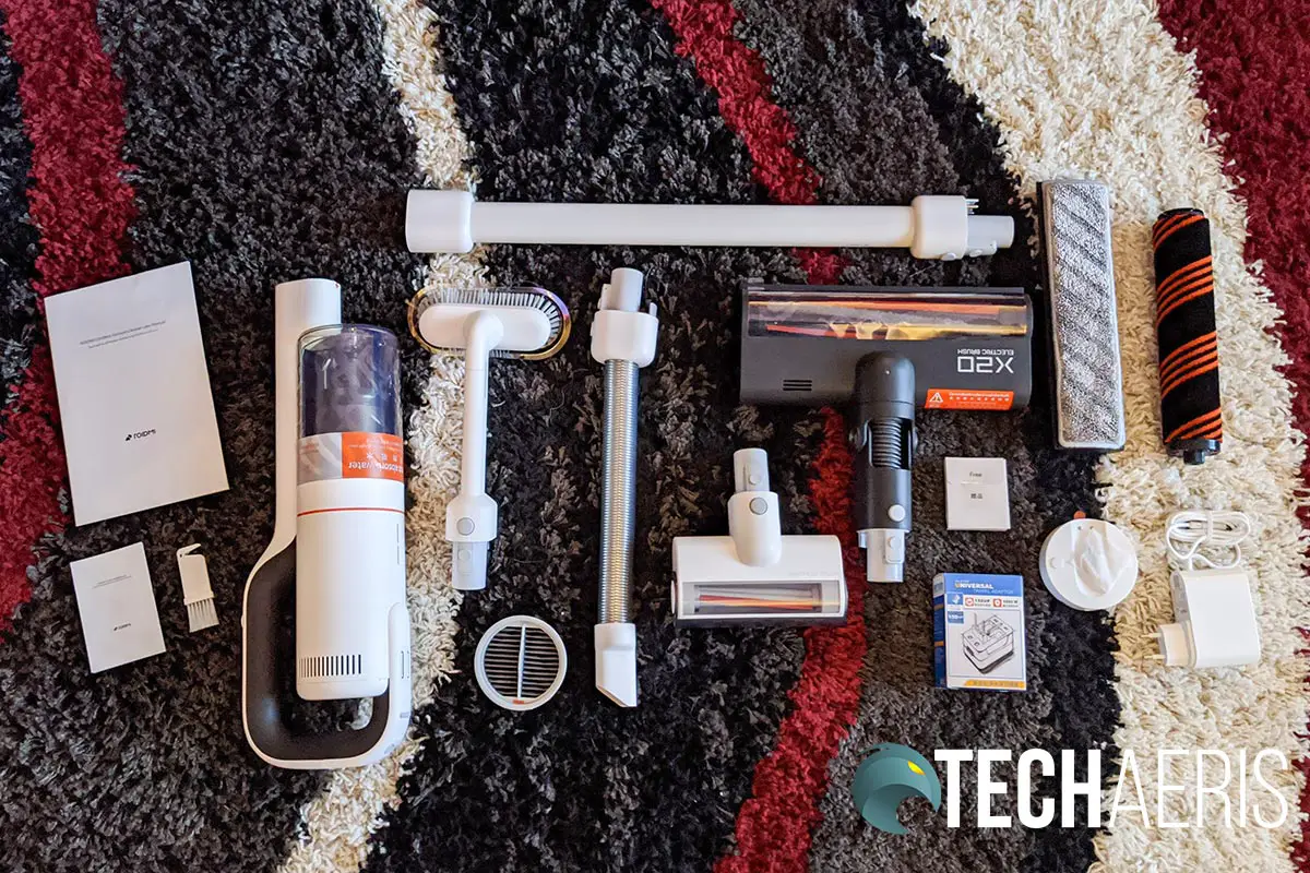 What's included with the ROIDMI X20 Cordless Vacuum Cleaner