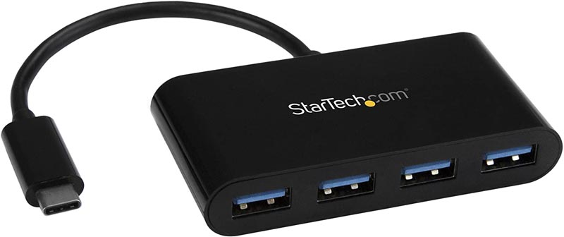 StarTech.com 4-Port USB-C Hub (HB30C4AB)