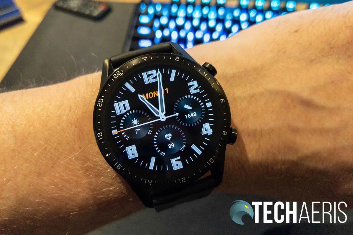 One of the watch faces on the Huawei Watch GT 2
