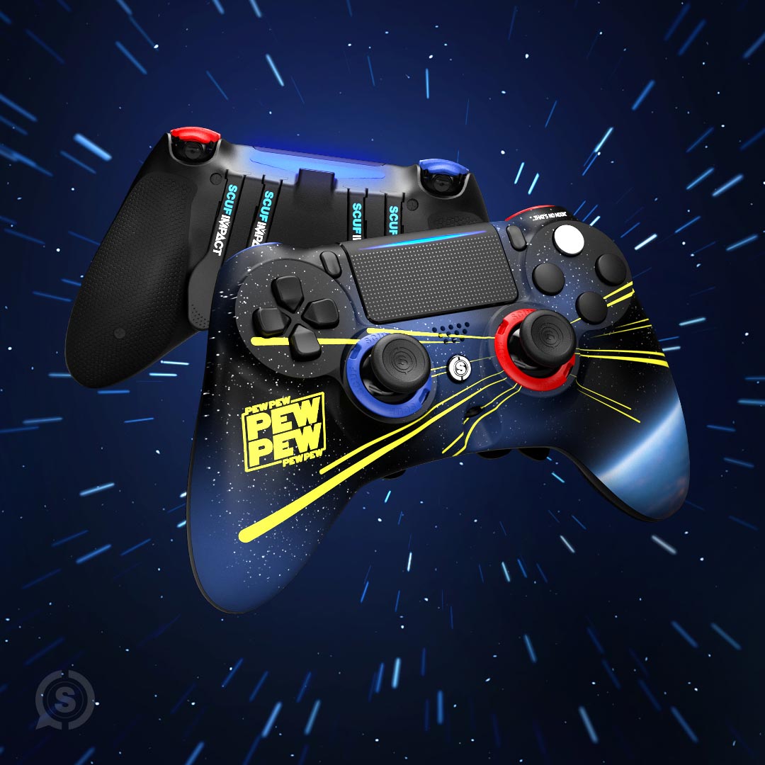 The limited edition May the 4th SCUF Impact PlayStation 4 controller