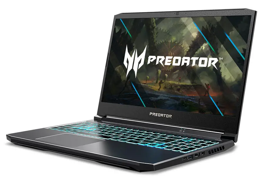 The Acer Predator Helios 300 gaming notebook