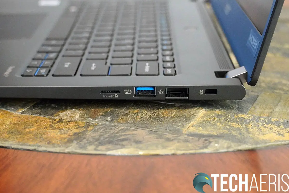 Acer TravelMate P6 Right Side Ports