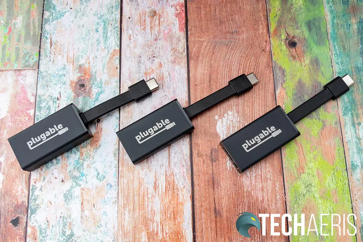 The Plugable USB-C Adapters are pretty compact in size