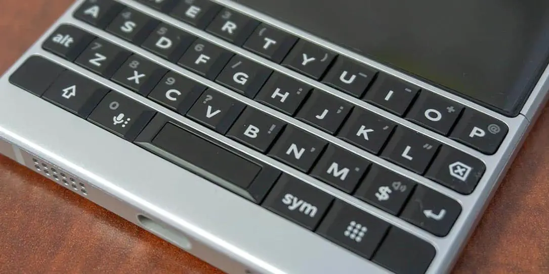 BlackBerry KEY2 physical keyboard