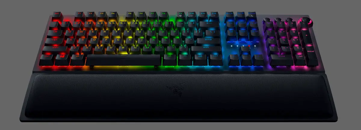 The Razer BlackWidow V3 Pro wireless gaming keyboard