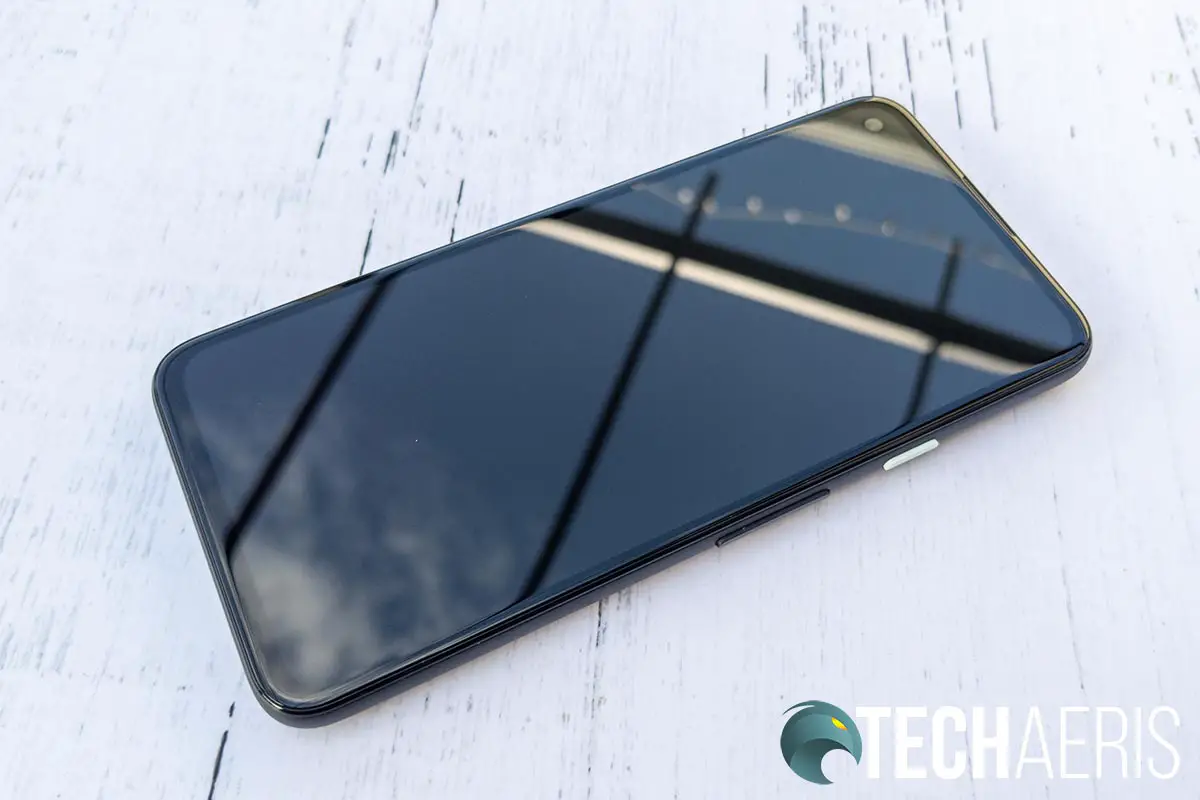 The front of the Google Pixel 4a