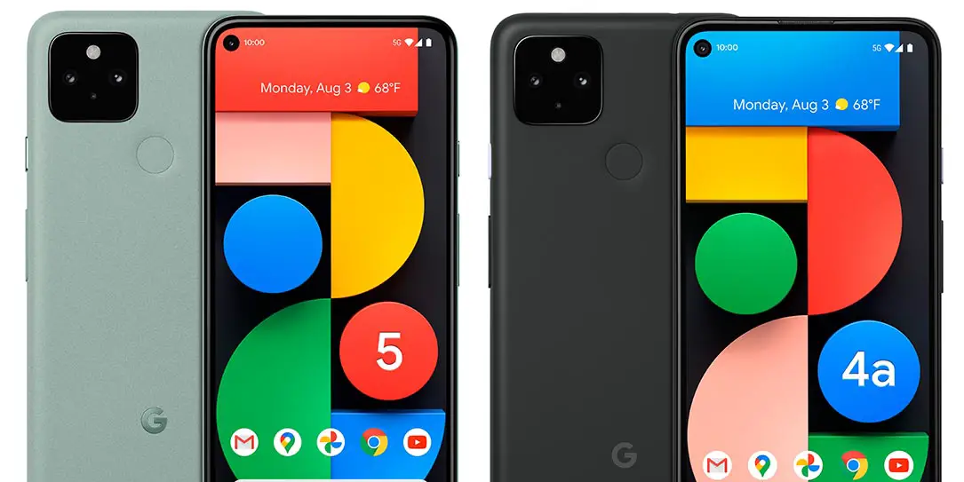 Google Pixel 5 and Pixel 4a (5G) Android smartphones