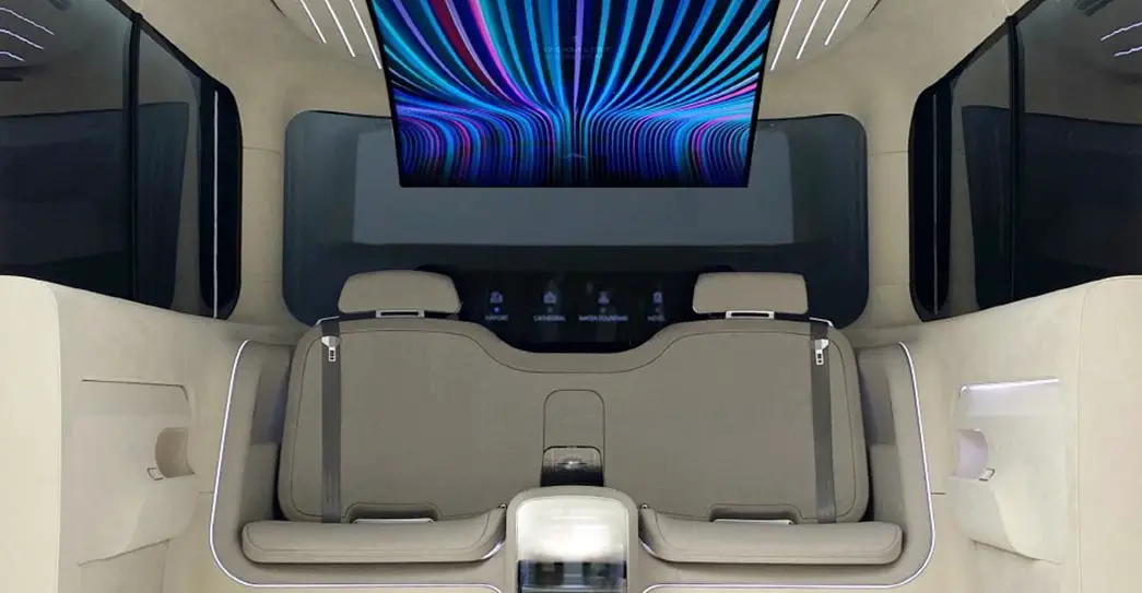 The LG/Hyundai IONIQ Concept Cabin