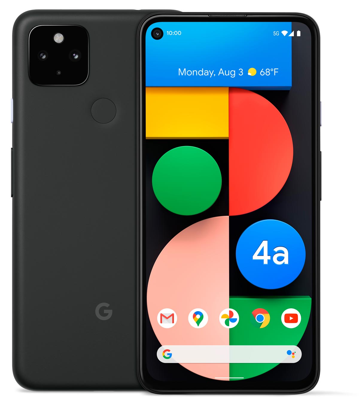 The Google Pixel 4a (5G) Android smartphone