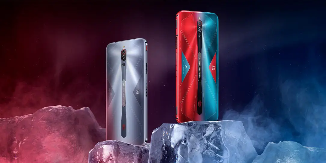 RedMagic 5S gaming phone on ice