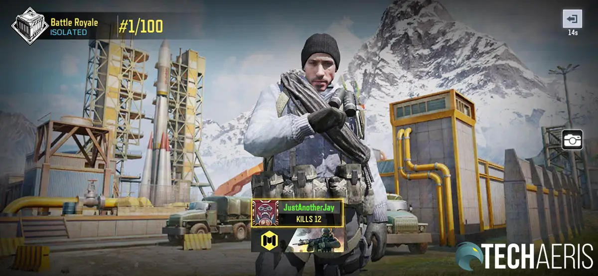 Call of Duty: Mobile screenshot taken on the Lenovo Legion Phone Duel