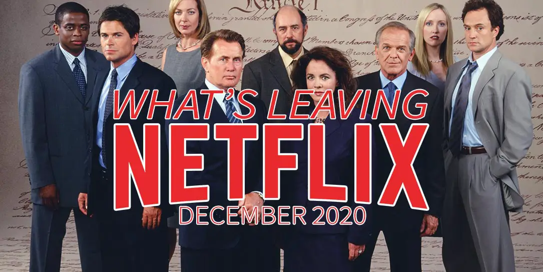 What's leaving Netflix in December 2020 The West Wing cast