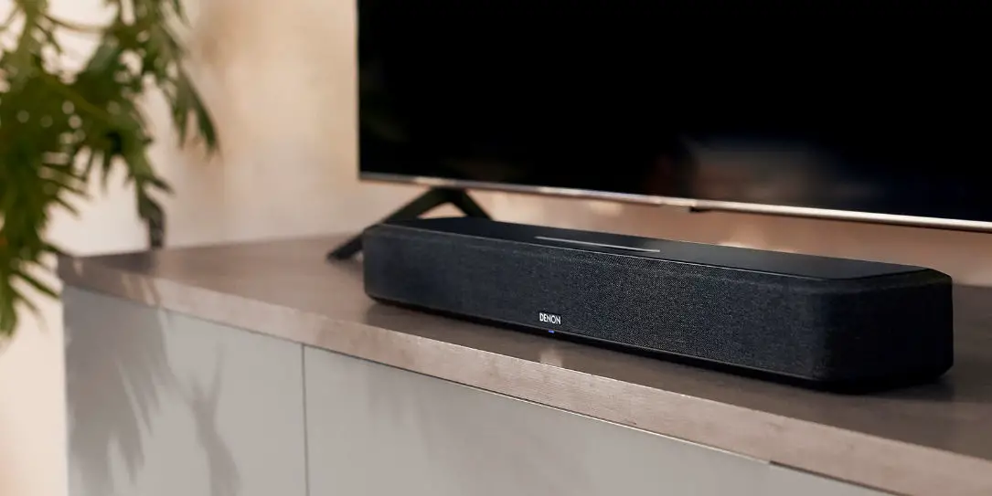 The new Denon Home Sound Bar 550 features Dolby Atmos, DTS:X and HEOS
