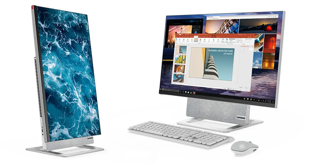 Lenovo Yoga AIO 7 desktop with rotatable display