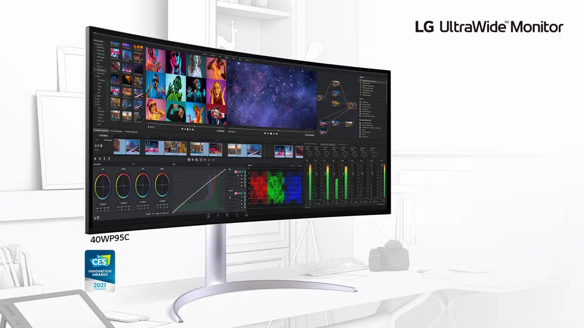 The LG UltraWide 40WP95C monitor