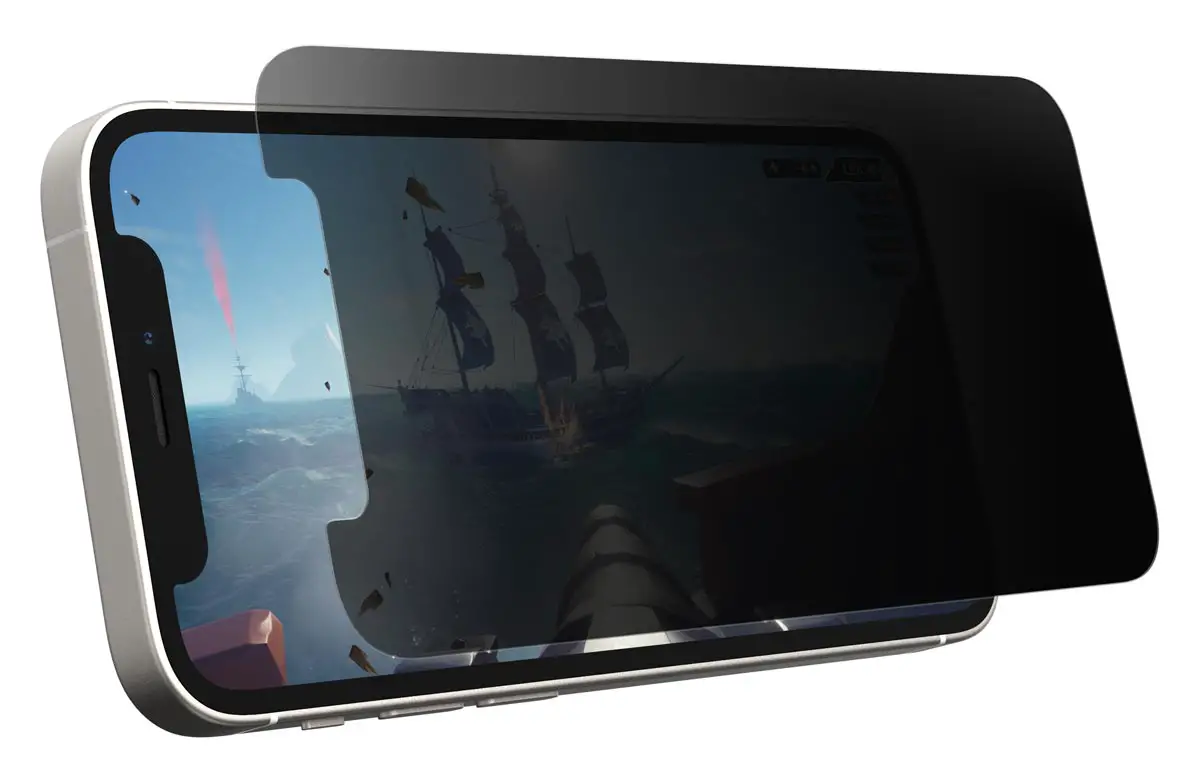 The Otterbox Gaming Glass Privacy Guard for iPhone