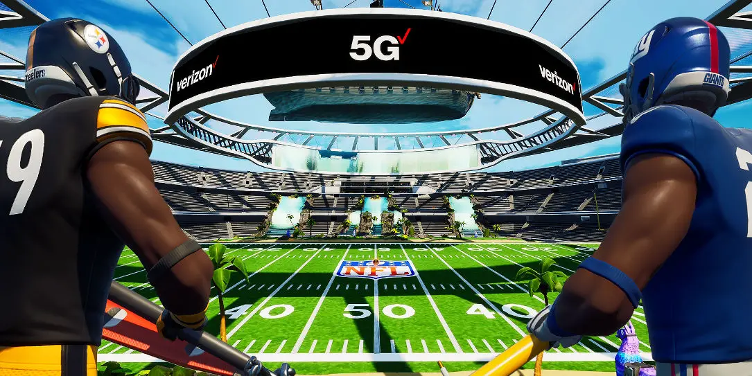 Verizon 5G Super Bowl Fortnite