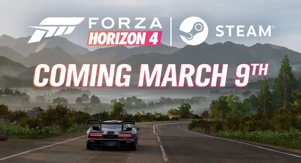 Forza Horizon 4 Coming To Steam In March With Cross Play