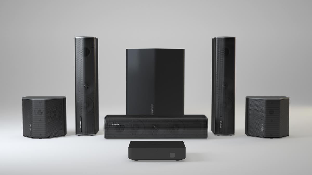 The Enclave Audio CineHome II wireless audio system