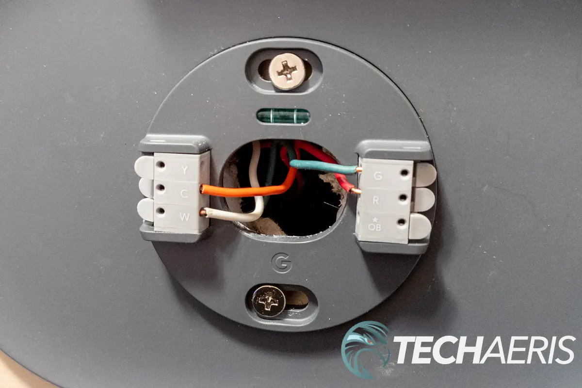 Wiring setup with Google Nest Thermostat