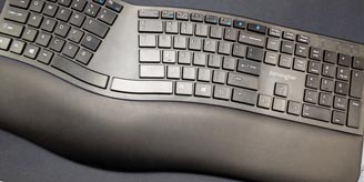 The Kensington Pro Fit Ergo Wireless Keyboard