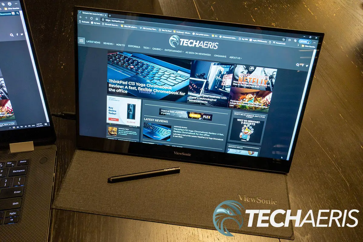I tested a TOUCHSCREEN for AUDIO PRODUCTION, it was NOT what I EXPECTED.  Viewsonic TD1655. 