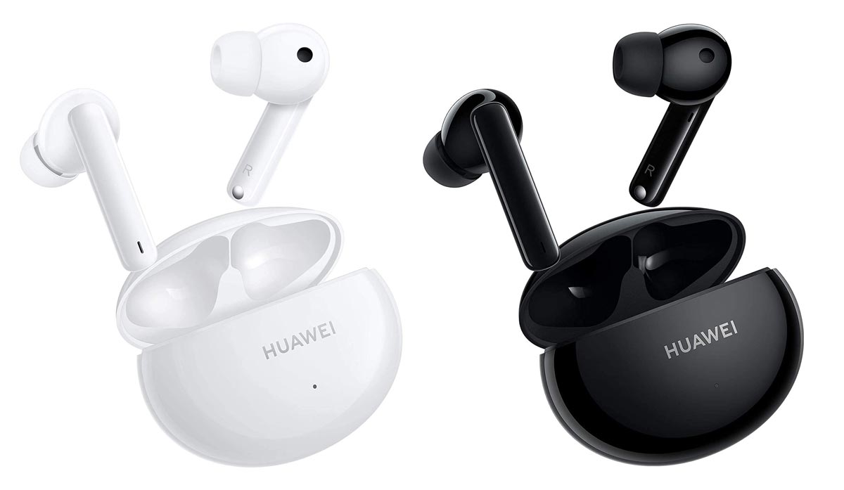The Huawei FreeBuds 4i true wireless earbuds are available in white or black