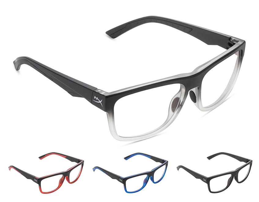 The HyperX Spectre Mission gaming glasses are available in four different colourways