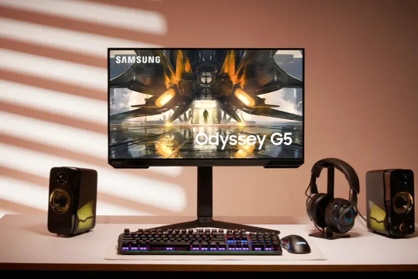Samsung Odyssey G5 gaming monitor