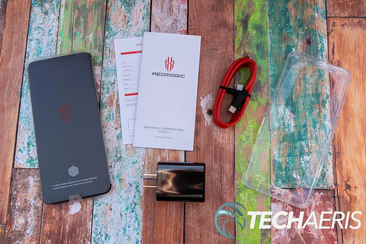 What's included with the RedMagic 6 gaming smartphone
