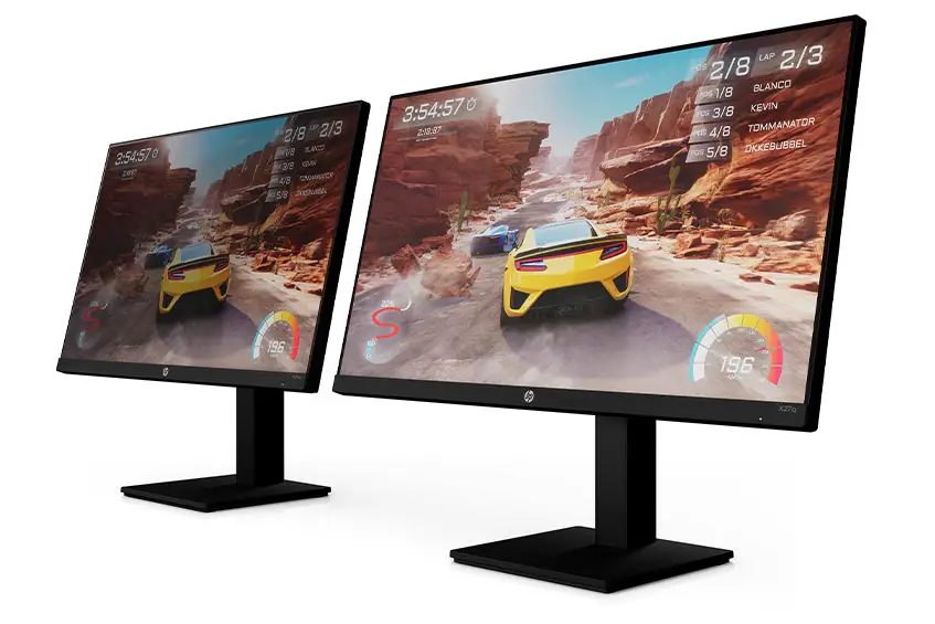 HP X Series X27q QHD gaming monitors