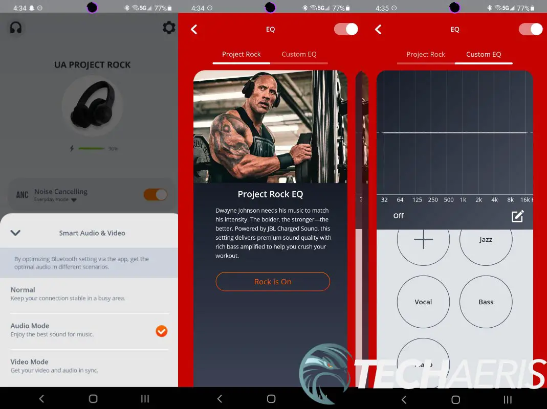 Screenshot of JBL Headphones application two