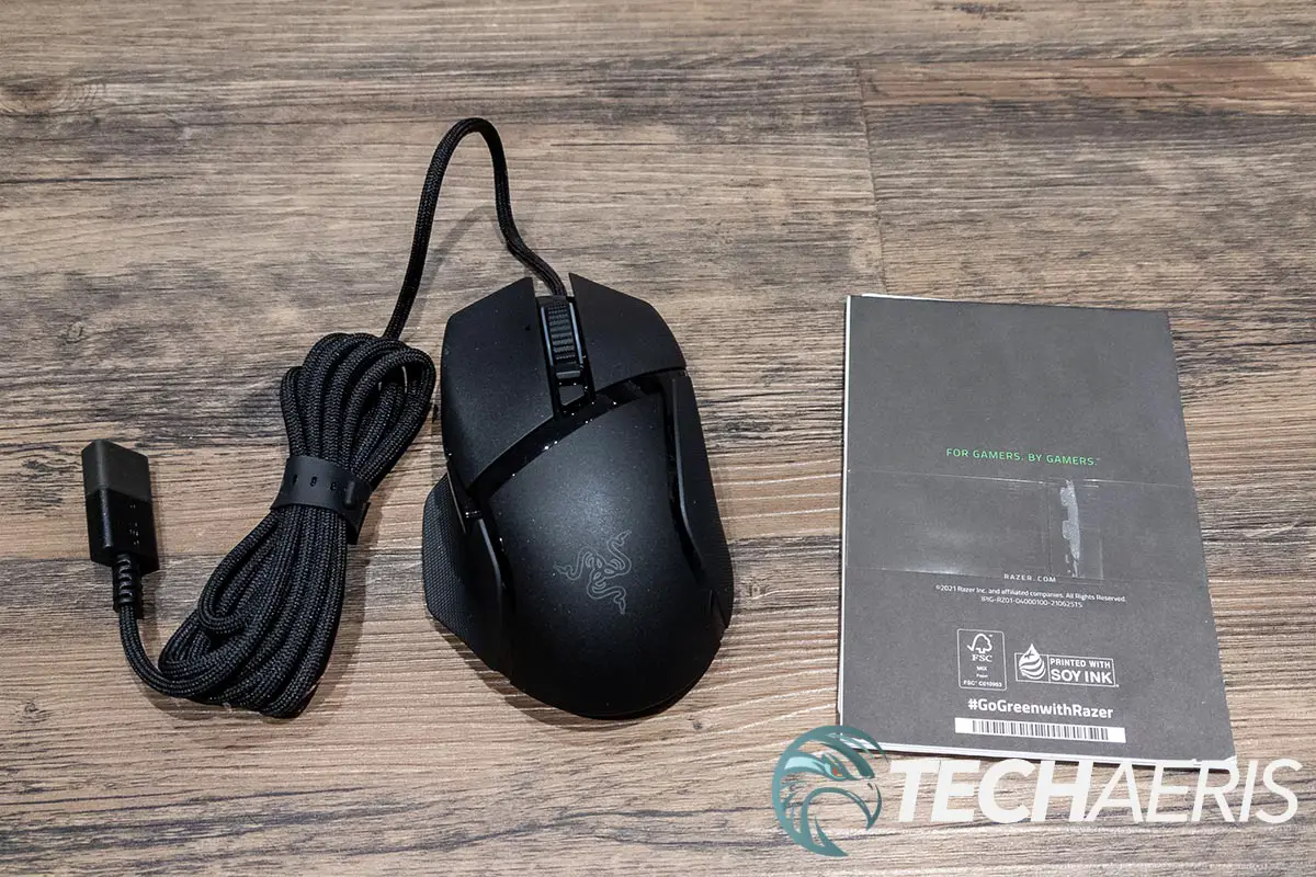 What's included with the Razer Basilisk V3 ergonomic gaming mouse