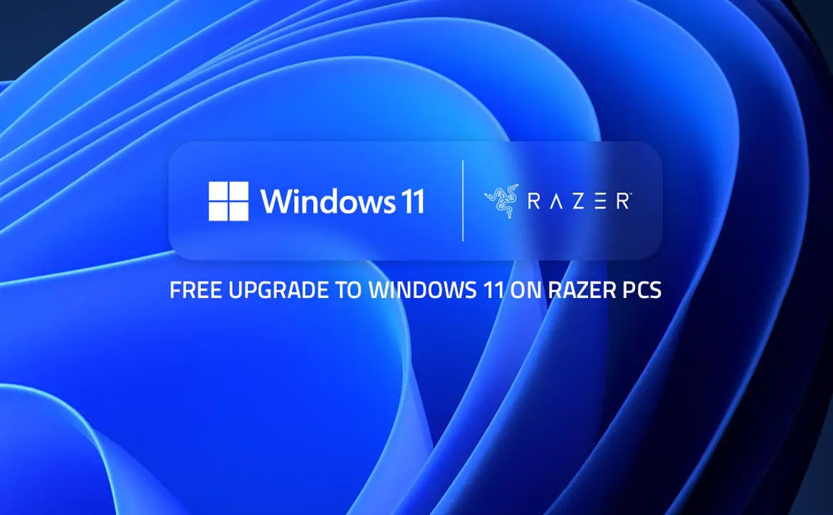 Windows 11 free upgrade Razer Book and Razer Blade Advanced gaming laptops