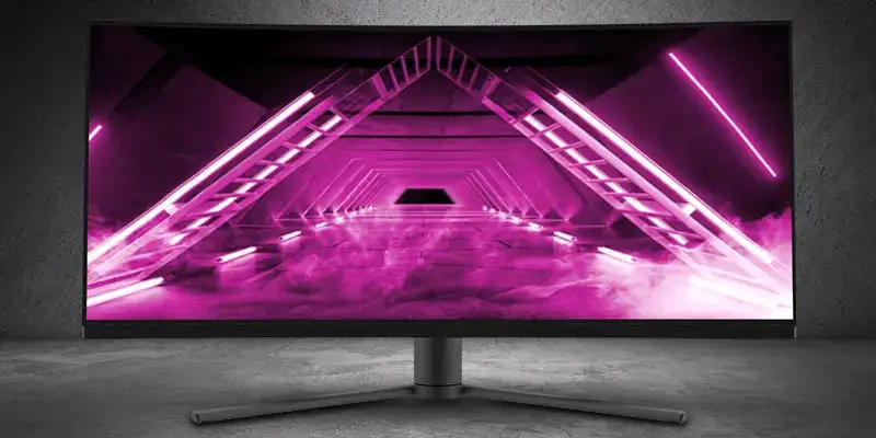 The Monoprice Dark Matter 34-inch UWQHD curved gaming monitor
