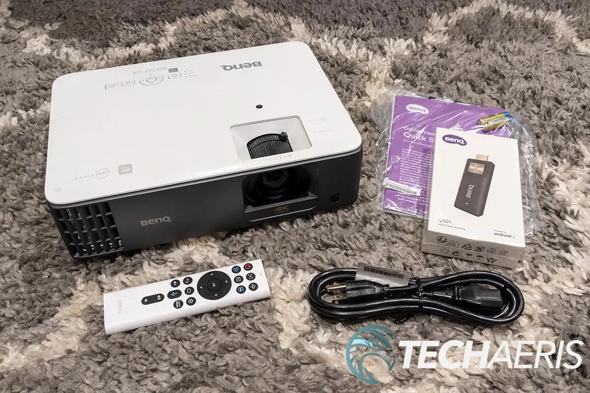 What's included with the BenQ TK700STi 4K HDR gaming projector