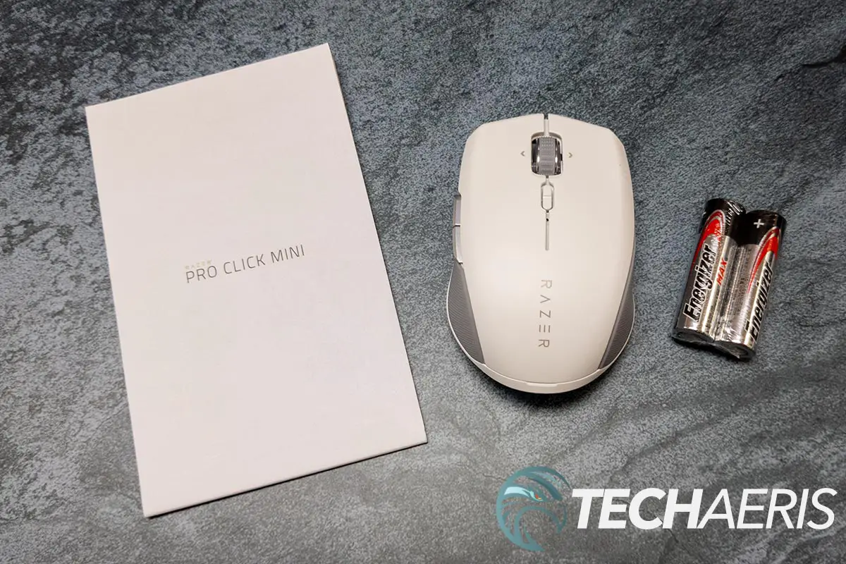 What's included with the Razer Pro Click Mini productivity mouse