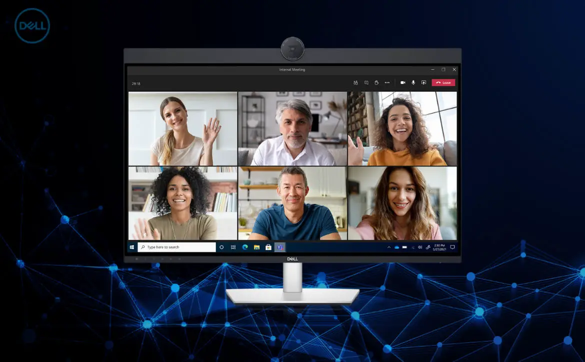 Dell UltraSharp 32 4K Video Conferencing Monitor CES 2022
