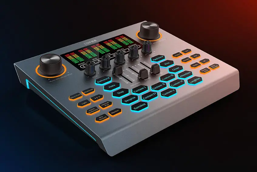 The Edifier MC500 sound console and mixer