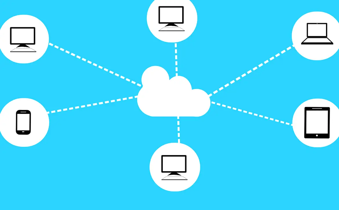 Cloud software illustration