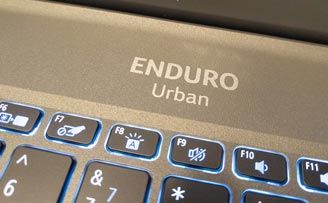 The Acer ENDURO Urban N3 rugged notebook