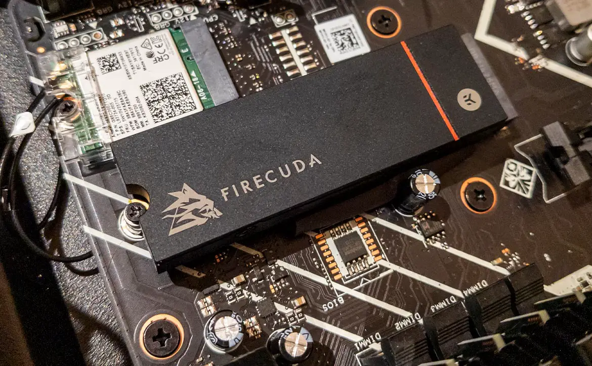 The Seagate FireCuda 530 Heatsink PCIe Gen4 NVMe SSD