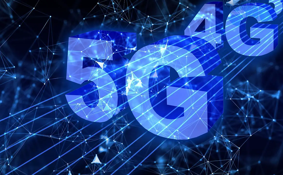 5G internet 4G illustration
