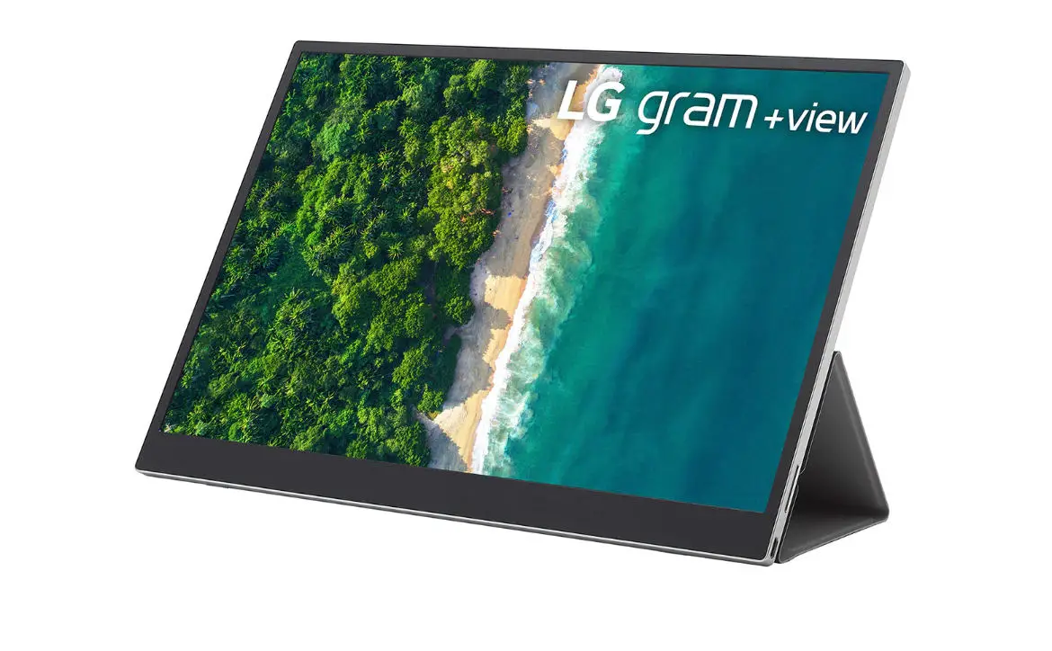 LG Gram plus view portable monitor